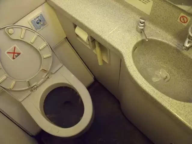 Plane toilet