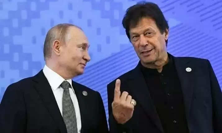 Imran khan with putin